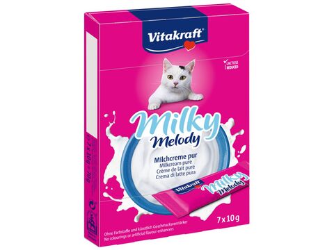 Vitakraft Milky melody 70 g mléčný krém+dárek Vitakraft cat Jelly Lovers kuře krůta