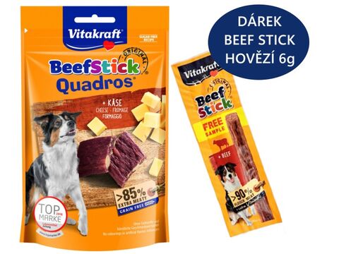 Vitakraft Dog Beef Stick Quadros sýr 70 g