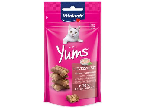 Vitakraft Cat Yums játrovka 40 g+dárek Vitakraft cat Poésie Creation kuře zelenina v omáčc