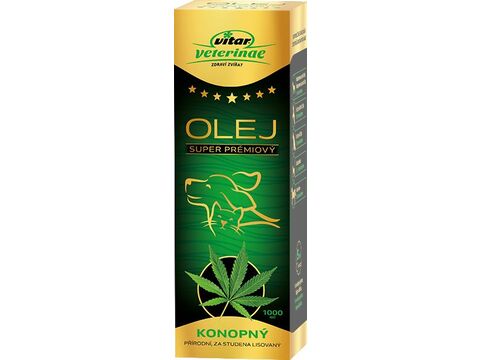 Vitar Veterinae Konopný olej 200 ml 
