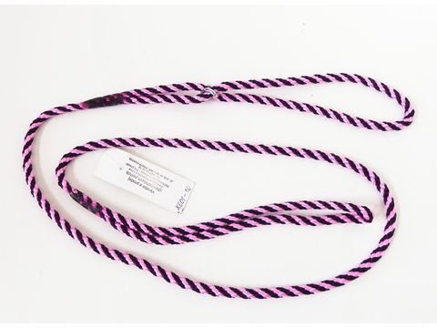 Předváděcí vodítko spirála průměr 6 mm/150 cm černo-růžové