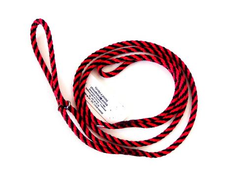 Předváděcí vodítko spirála průměr 6 mm/150 cm černo-červené