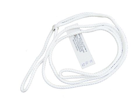 Předváděcí vodítko průměr 4 mm/150 cm bílé