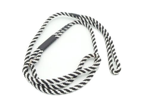Předváděcí vodítko spirála průměr 8 mm/150 cm černo-bílé