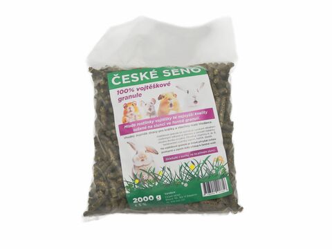 České seno vojtěška granulovaná 2 kg