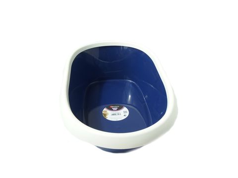 Nayeco WC pro kočky Fénix oválný s rámečkem 58 x 39 x 17cm modré