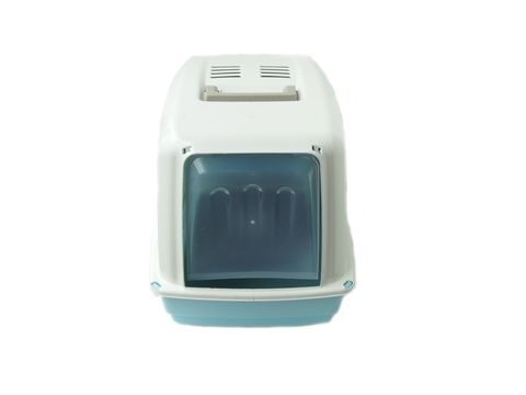 Vicky WC kryté pro kočky 54 x 39 x 39 cm s filtrem modré 3220