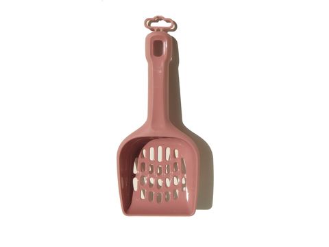 Dotty WC lopatka  25 x 11 cm velká mřížkovaná růžová 3236