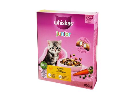 Whiskas JUNIOR 800 g kuřecí 
