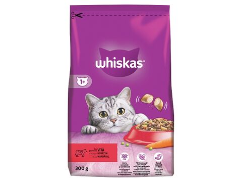 Whiskas adult hovězí 300 g