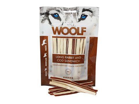 WOOLF 100g long Rabbit and Cod sandwich  