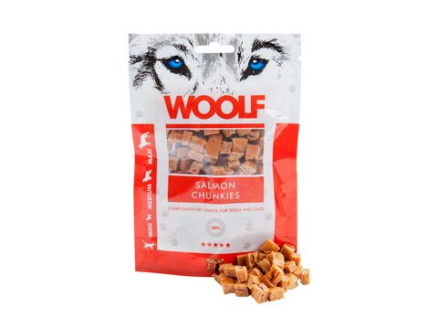 WOOLF 100g Chunkies Salmon    