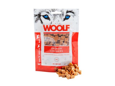 WOOLF 100g Chunkies Salmon    631