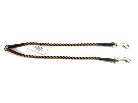 Rozdvojka spirála průměr 8 mm/ 2x30 cm černo-béžová