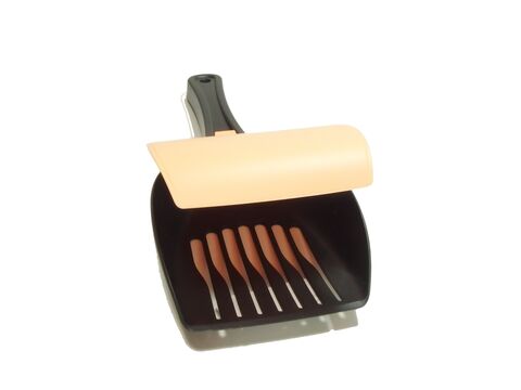 Nayeco WC lopatka s klapkou 10 x 27 cm oranžová