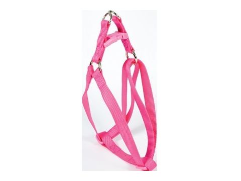 Nayeco postroj Basic Fuscia nylon růžový 10 mm x 15 - 25 cm 