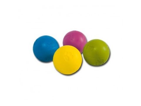 Nayeco hračka pro psa míček zdobený pískací průměr 5 cm tvrdá guma zelená