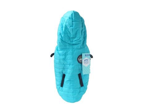 Nayeco bunda pro psa zateplená s kapucí modrá 50 cm, obvod 64 cm doprodej