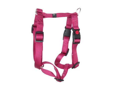 Flamingo postroj pro psa Ziggi clasic H 15 mm /35-50cm/40-50 cm nylon vínový