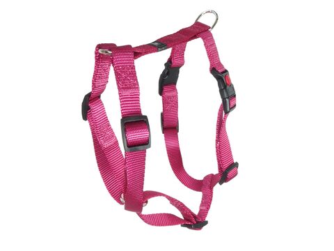 Flamingo postroj pro psa Ziggi clasic H 15 mm /35-50cm/40-50 cm nylon vínový