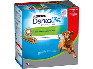 Purina Dentalife Large MP 636 g, 18 ks tyčinek pro psa 25-40 kg SLEVA 386