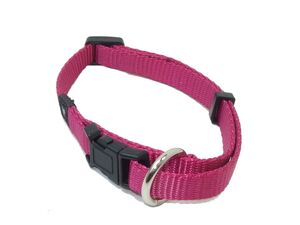 Flamingo obojek pro psa Ziggi 10 mm / 20 - 35 cm nylon Basic vínový