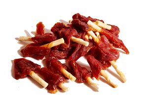 Hanny Food 100% kachní prsíčka na buvolí tyčce 500 g /lízátko/