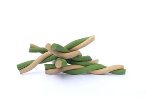 MAGNUM kroucená tyčinka 12.5 cm zeleno-bílá 50 ks
