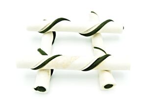 Magnum Rawhide roll stick trubičky 12,5 cm 40 ks bílo-zelené