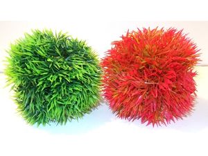 Tatrapet akvarijní rostlina 9 cm koule 3x zelená 3x červená