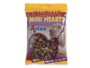 Antos mini srdíčka 200g jehně-hovězí-kuře