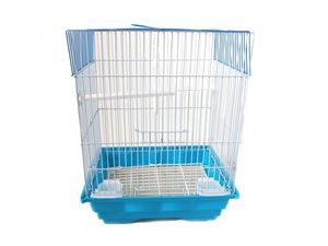 Tatrapet klec Mila pro exoty kanárky 30 x 23 x 38 cm hranatá modrá