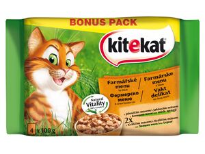 Kitekat Farmářské menu 4 x 100 g