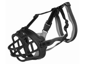 Trixie silikonový náhubek Flex L černý 31 cm