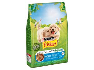 Friskies Junior, štěně 3 kg kuřecí a zelenina