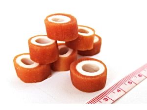 Dentální kolečka s rybou a kuřetem 100 g pro kočky
