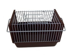 Tatrapet přepravka pro hlodavce 21 x 15 x 14 cm plastová hnědá,drát