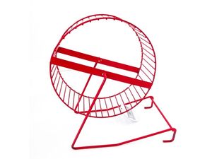Tatrapet kolotoč pro hlodavce kovový barevný průměr 14 cm červený