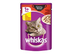Whiskas Adult hovězí v krémové omáčce 85 g
