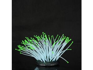 Aqua Lumo akvarijní dekorace silikonová sasanka 7 x 7 x10 cm zelená 4759