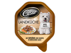 Cesar drůbež zelenina vanička 150 g SLEVA