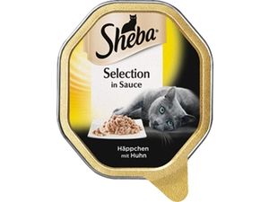 Sheba drůbeží kousky v omáčce 85 g vanička