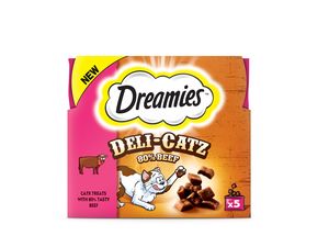 Dreamies Deli-Catz hovězí 5 x 5 g SLEVA