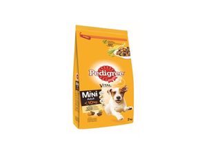 Pedigree adult mini drůbeží a zelenina 2 kg