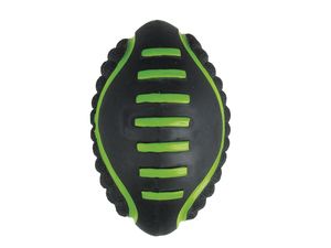 Tatrapet hračka pro psa ragby míček se zvukem průměr 12,5 cm latex černá