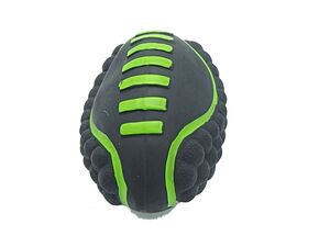 Tatrapet hračka pro psa ragby míček se zvukem průměr 16 cm latex černá