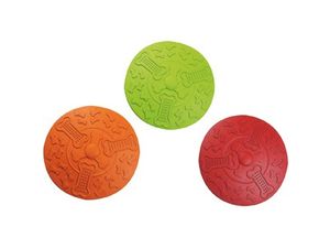 Flamingo hračka pro psa létající talíř 17 cm malý oranžový