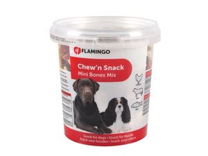 Flamingo CHEWN Snack Mini Bones 500 g mix kuře, hovězí, jehně