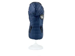 Nayeco bunda pro psa Outdoor s kapucí zateplená modrá délka 50 cm, obvod 68 cm doprodej