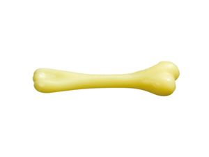 Flamingo hračka pro psa vanilková kost 13 cm